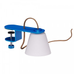 Sinine laualamp klaasist varjuga (k&otilde;rgus 23 cm) Lure - H&uuml;bsch