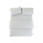 Valge linane voodipesu kaheinimesevoodile 200x200 cm Blanco - Native Natural