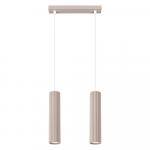 Hallikaspruun metallist rippvalgusti Gleam - Sollux