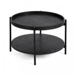 Must tammeimitatsiooniga &uuml;mmargune diivanilaud &oslash; 64 cm Hagen - Bonami Essentials