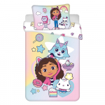 Puuvillane laste voodipesu 100x135 cm Gabby's Dollhouse "Sugar Dream" - Jerry Fabrics