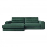 Roheline sametist nurgadiivan (vasak nurk) Sierra - Bobochic Paris