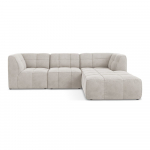 Beež sametist nurgadiivan (parem nurk) Aloha - Makamii