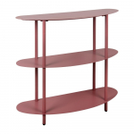 Burgundiapunane metallriiul 90x82x28 cm Riqueza - Leitmotiv