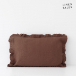 Linane padjap&uuml;&uuml;r 50x60 cm Chocolate - Linen Tales