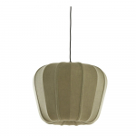 Roheline ripplamp tekstiilist varjuga Zubedo - Light & Living