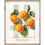 Tr&uuml;kitud pilt raamiga 40x50 cm Mandarines - Styler