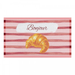 PVC uksematt 40x70 cm Croissant Bonjour - Artsy Doormats