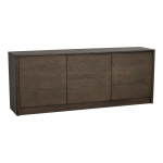 Tumeda naturaalse tammepuust kummut 180x70x40 cm Melstone - Rowico