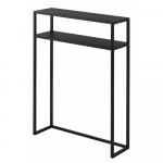 Must metallist konsoollaud 18x60 cm Tower - YAMAZAKI