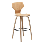 Naturaalses v&auml;rvitoonis baaritool (istme k&otilde;rgus 75 cm) S.I.T - DAN-FORM Denmark
