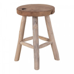 Tiikpuust taburet House Nordic Badia, &oslash; 30 cm