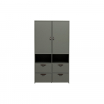 Hallikasroheline m&auml;nni riidekapp 103x185 cm Stage - vtwonen