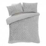 Hall mikropl&uuml;&uuml;sist voodipesu &uuml;heinimesevoodile 135x200 cm Cosy Diamond - Catherine Lansfield