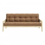 Pruun diivanvoodi 204 cm Grab - Karup Design