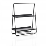 Must metallist riiul 43x58 cm A-Table - Zone