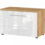 Valge naturaalne kingakapp tammepuust dekooriga koos pingiga Aledo - Germania