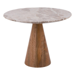 &Uuml;mmargune kohvilaud marmorplaadiga &oslash; 40 cm Force - Leitmotiv