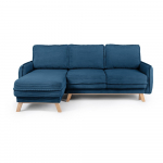 Sinine velvetist nurgadiivanvoodi, muutuv Tori - Bonami Selection