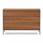 P&auml;hklipuu dekooriga madal kummut 110x75 cm Vedrana - Kave Home
