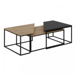 Diivanilauad 3tk komplektis tammedekooriga 70x110 cm Titan - Marckeric