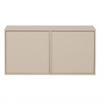 Kreem modulaarne m&auml;nnipuidust kapp 100x50 cm Daily - vtwonen