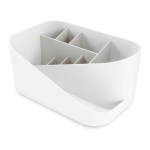 Valge plastikust vannitoa organisaator kosmeetikale Glam - Umbra