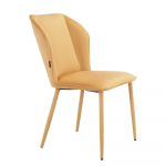 Kollased samet s&ouml;&ouml;gitoolid, 2 tk komplektis Wilma - St&oslash;raa