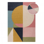 K&auml;sitsi kootud villane vaip 120x170 cm Esre Bright - Flair Rugs