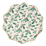 &Uuml;hekordsed lauamatid 8tk komplektis Holly Pattern - Meri Meri