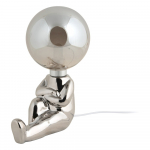 H&otilde;bedane dimmerdatav LED lauavalgusti klaasist varjuga (k&otilde;rgus 22,5 cm) Joey - Leitmotiv