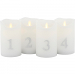 LED j&otilde;ulukaunistus, 4 tk (k&otilde;rgus 13 cm) Sara - Sirius