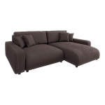 Pruun velvetist nurgadiivanvoodi (muutuv nurk) Sara - Ropez