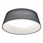 Must LED laevalgusti tekstiilist varjuga Ponts - Reality