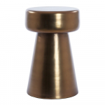 Metallist &uuml;mmargune diivanilaud &oslash; 29 cm Dakwa - Light & Living