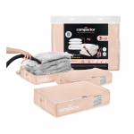 Vaakumplastist hoiukastid voodi alla 3 tk komplektis 65x45x15,5 cm Pink Edition - Compactor