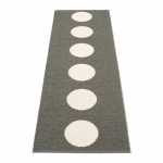 Tumehall sise/v&auml;lisvaip 70x225 cm Vera Charcoal &ndash; Pappelina