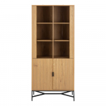 Tammespoonist vitriinkapp 80x180x40 cm Jaipur - Actona