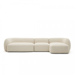 Kreem &scaron;enillist nurgadiivan (parem nurk) Martina - Kave Home