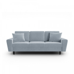 Helesinine sametist panipaigaga diivanvoodi 235 cm Kyoto - Cosmopolitan Design