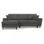 Tumehall velvetist panipaigaga nurgadiivanvoodi (vasak nurk) Kyoto - Cosmopolitan Design