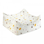 Valge buklee/&scaron;enillkangast laste kott-tool Terrazzo Square - Wigiwama