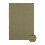 Khaki v&auml;rvi k&auml;sitsi kootud puuvillane vaip 140x200 cm Handloom - Lorena Canals