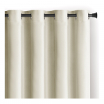 Kreem sametist dimout-kardin 140 &times; 270 cm Eyelets &ndash; Restilo