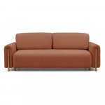 Oranž muudetav/koos panipaigaga boucl&eacute;‑tekstiilist diivan, 244 cm Arcadova &ndash; ELTAP