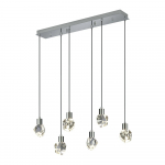 H&otilde;bedane LED-rippvalgusti klaasist varjuga Verano - Trio Select