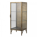 Kuldne metallist vitriinkapp 45x110x40 cm Saone - Bloomingville