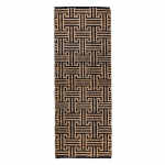 Must k&auml;sitsi kootud džuudiseguga vaip 80x230 cm Meander Jute - Flair Rugs