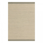 Kreem/salveiroheline k&auml;sitsi kootud villavaip 200x290 cm Lima Sage - Asiatic Carpets