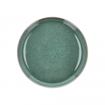 Valge/roheline kivikeraamikast taldrik &oslash; 27 cm White/Green - Bitz